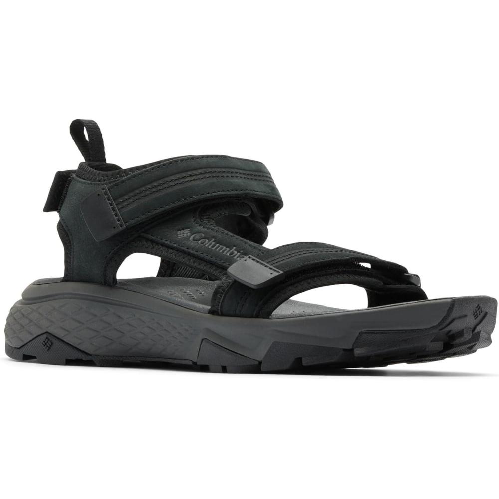 imageColumbia mens Peakfreak Rush Sandal LeaBlackDark Grey