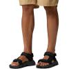 Columbia mens Peakfreak Rush Sandal Lea(Black/Dark Grey)