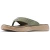 Columbia mens Pfg Boatside Flip Lea(Cypress/Wet Sand)