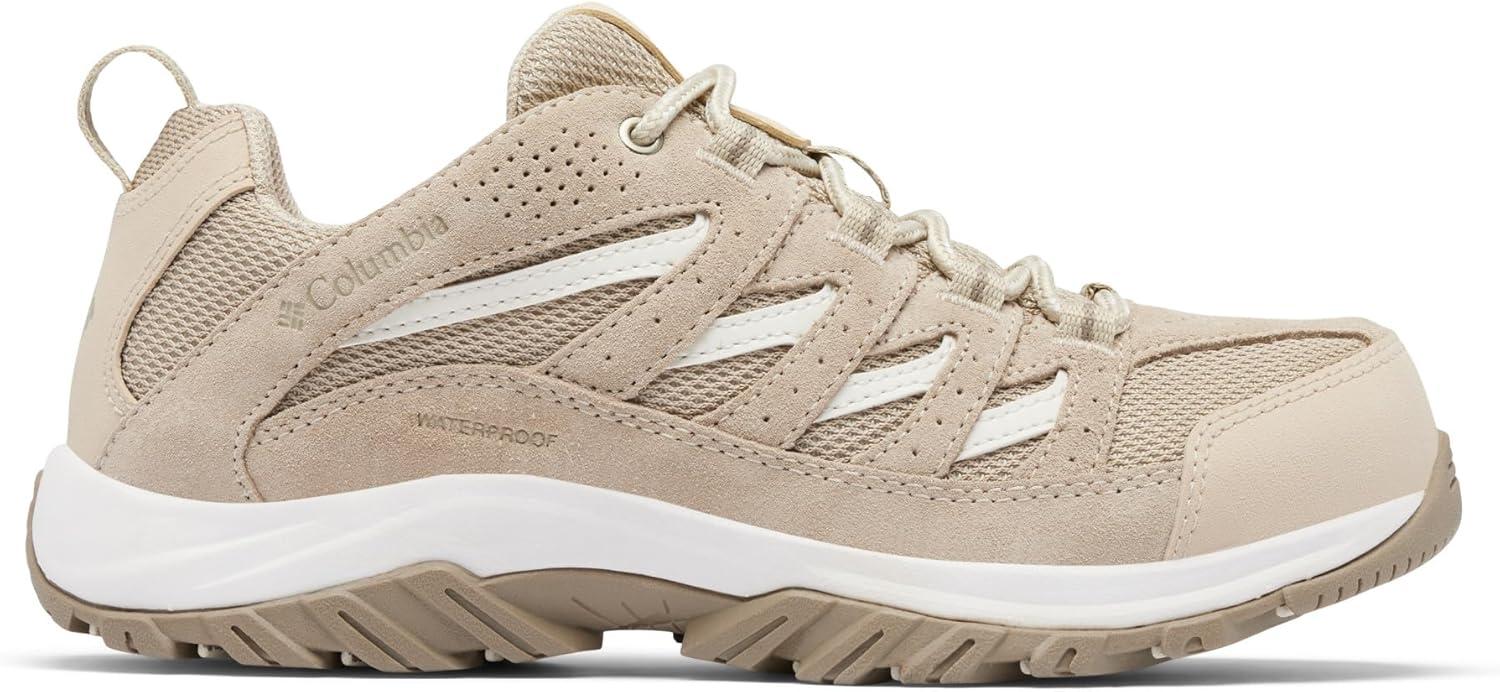 imageColumbia Womens Crestwood Waterproof Hiking ShoesAncient FossilPebble