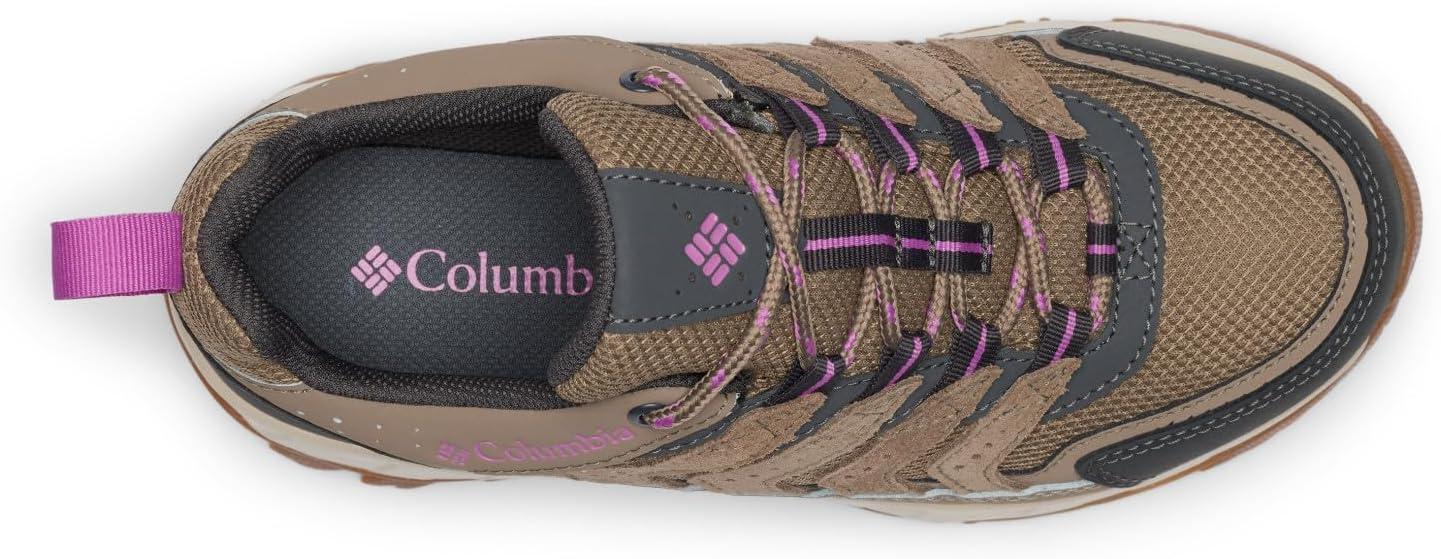 imageColumbia Womens Strata Trail Low Waterproof Brown Hiking ShoeWet SandBerry Patch