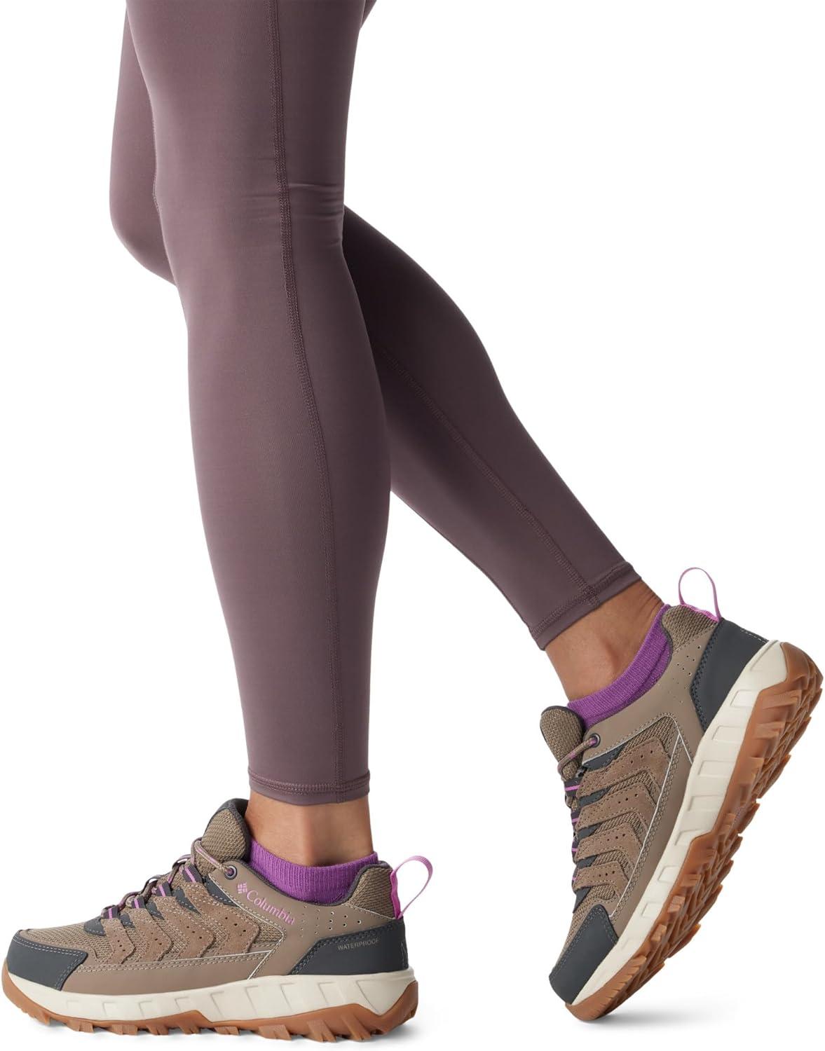 imageColumbia Womens Strata Trail Low Waterproof Brown Hiking ShoeWet SandBerry Patch