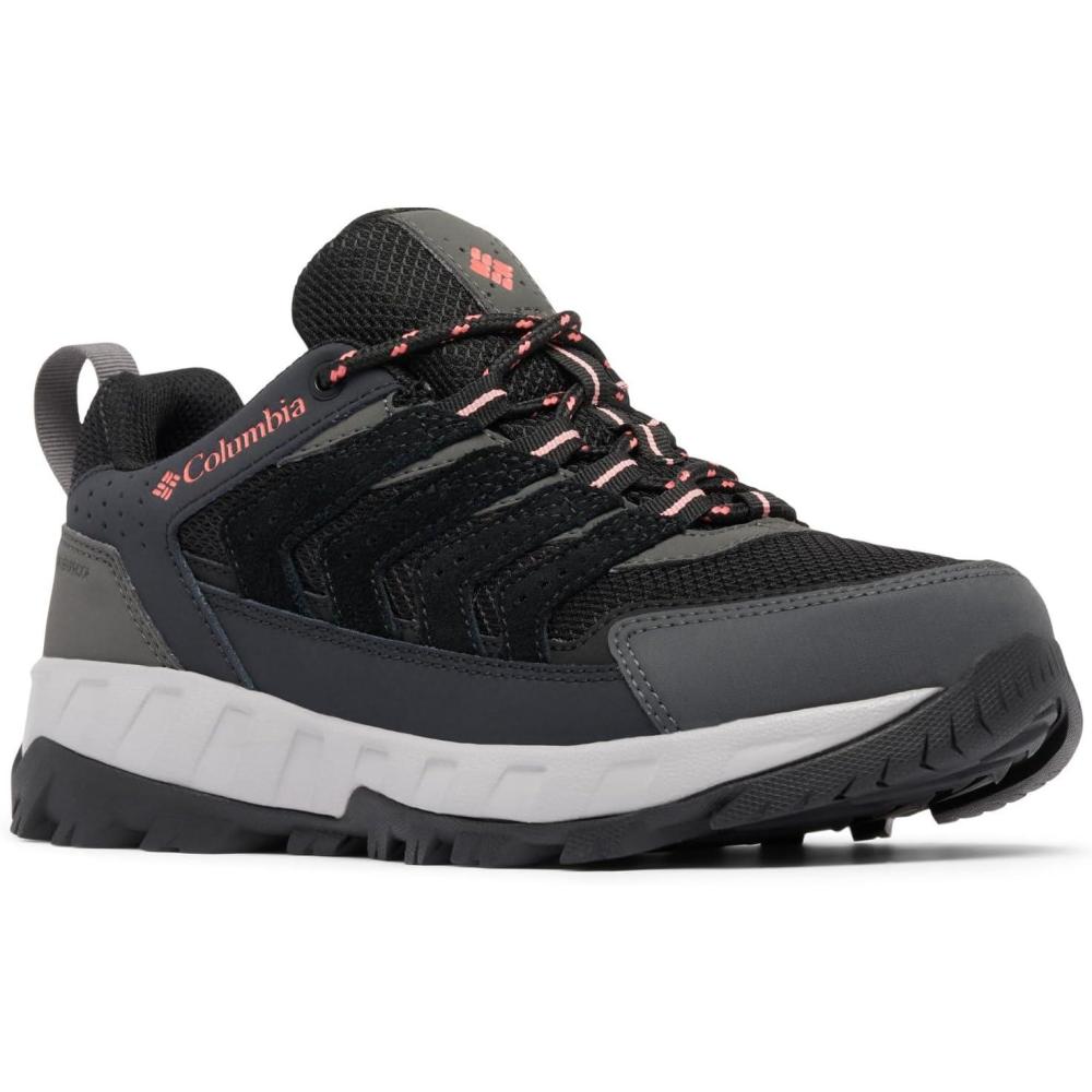 imageColumbia Womens Strata Trail Low Waterproof Brown Hiking ShoeBlackJuicy