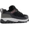 Columbia Women’s Strata Trail Low Waterproof Brown Hiking Shoe(Black/Juicy)