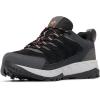 Columbia Women’s Strata Trail Low Waterproof Brown Hiking Shoe(Black/Juicy)