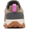 Columbia Women’s Strata Trail Low Waterproof Brown Hiking Shoe(Wet Sand/Berry Patch)