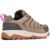 Columbia Women’s Strata Trail Low Waterproof Brown Hiking Shoe(Wet Sand/Berry Patch)