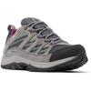 Columbia Women’s Crestwood Waterproof Hiking Shoes(Graphite/Wild Iris)