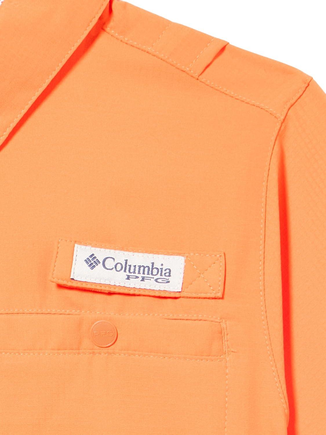 imageColumbia Youth Collegiate Tamiami Short Sleeve ShirtCle Spark Orange