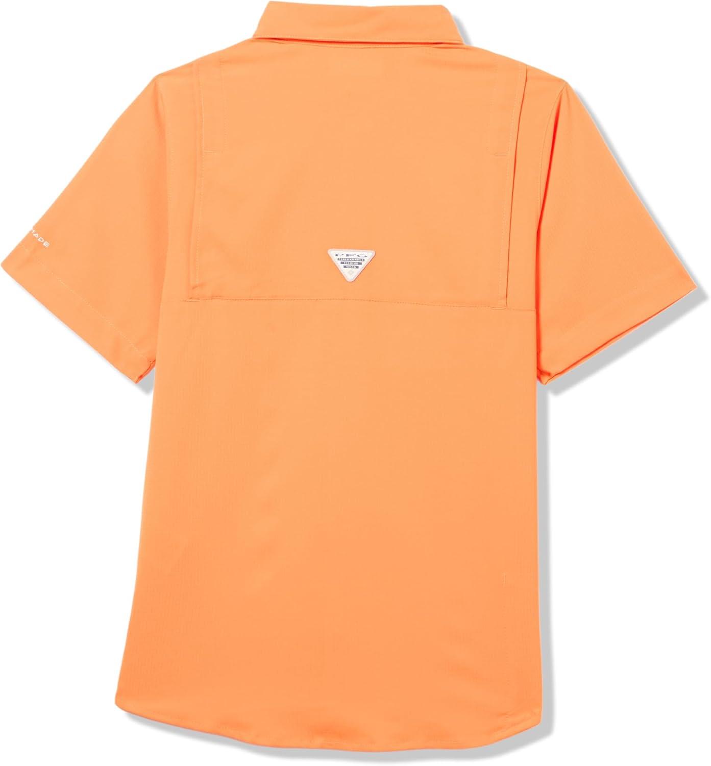 imageColumbia Youth Collegiate Tamiami Short Sleeve ShirtCle Spark Orange