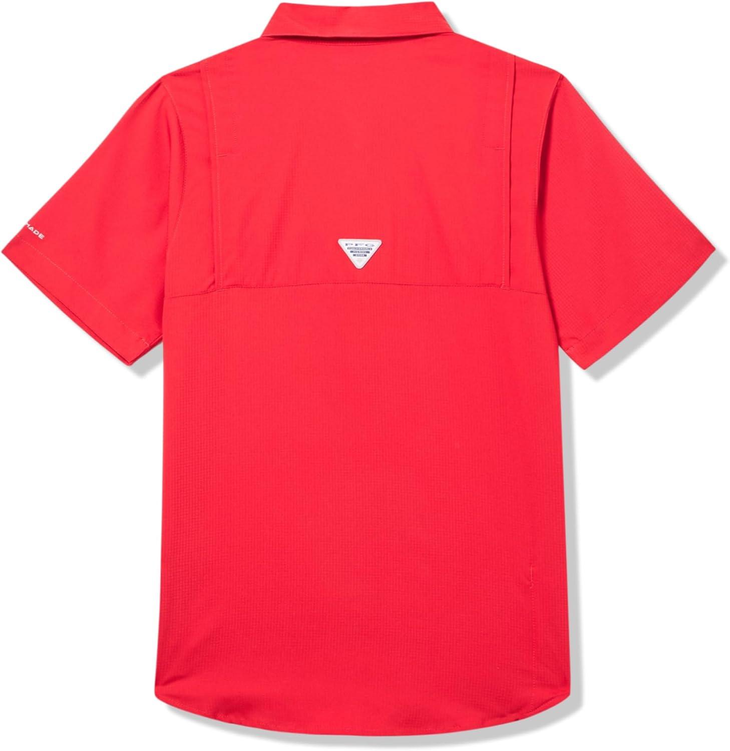 imageColumbia Youth Collegiate Tamiami Short Sleeve ShirtOs Intense Red