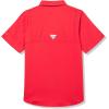 Columbia Youth Collegiate Tamiami Short Sleeve Shirt(Os – Intense Red)
