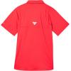 Columbia Youth Collegiate Tamiami Short Sleeve Shirt(Uga – Bright Red)
