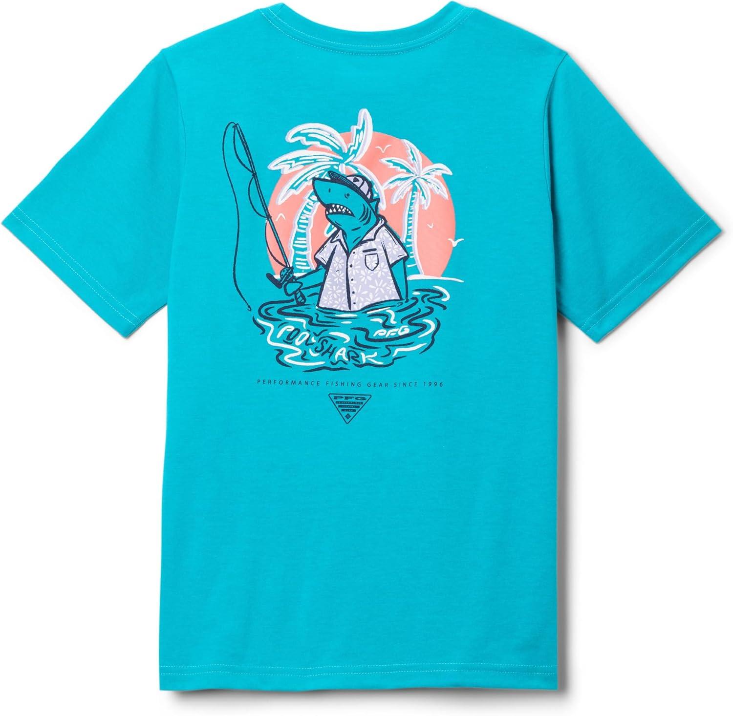 imageColumbia Boys CasualOcean Teal Graphic