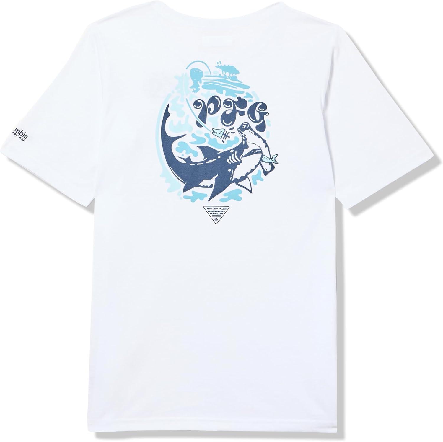 imageColumbia Boys PFG Palm Waves Short Sleeve TeeWhite