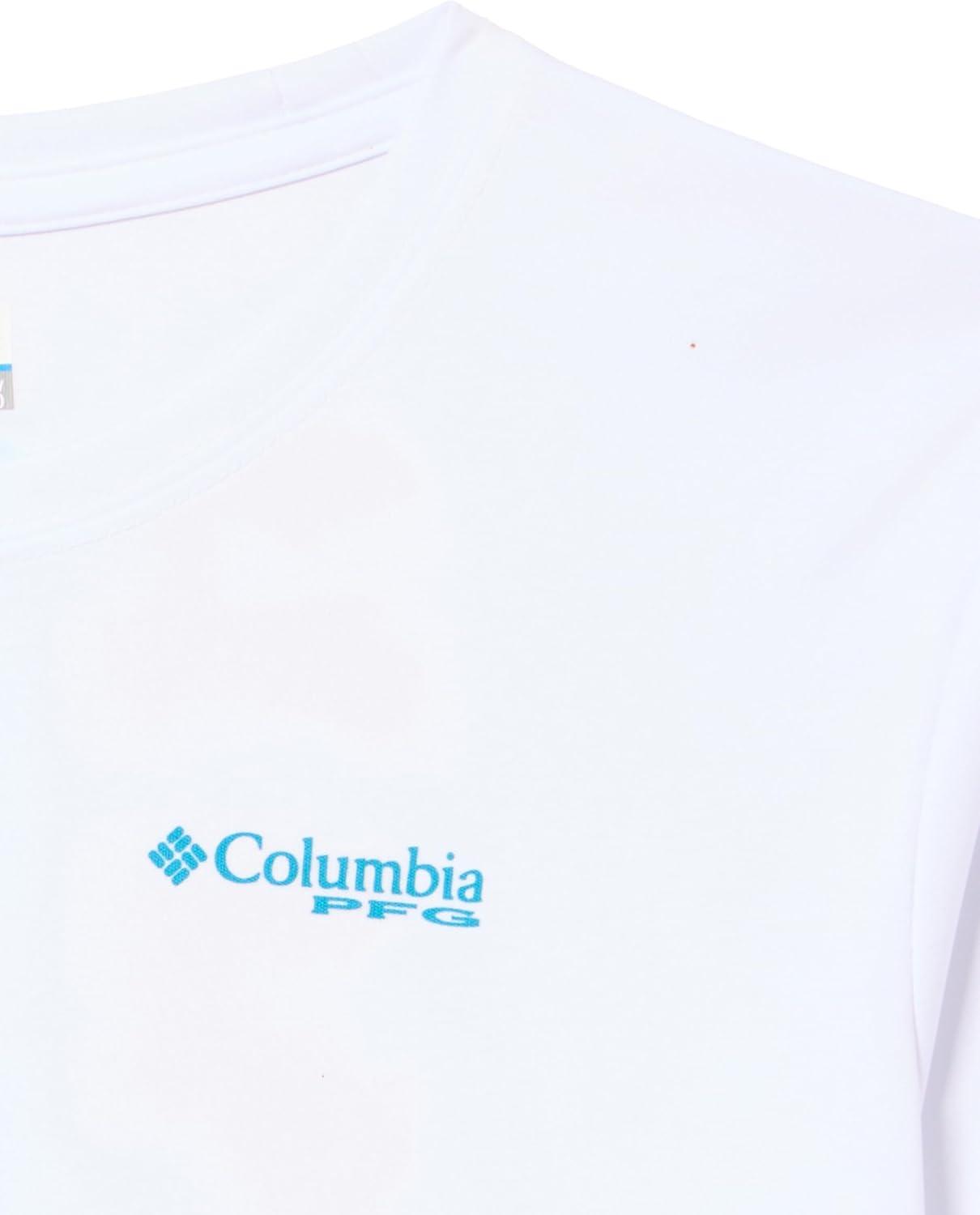 imageColumbia Boys Terminal Tackle PFG Fish Bars Long SleeveWhite Graphic