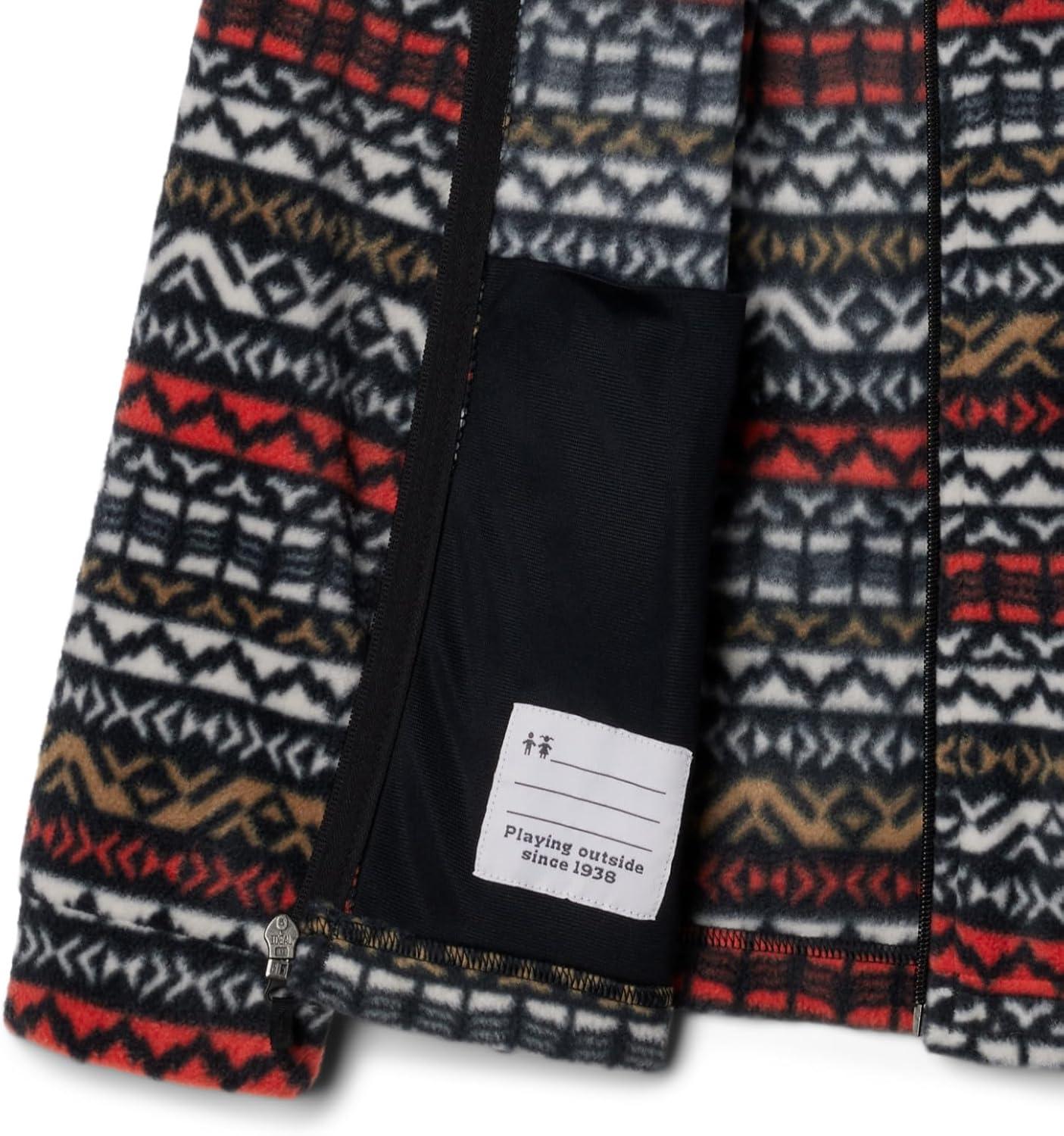 imageColumbia boys Zing Iii Fleece JacketBlack Madras
