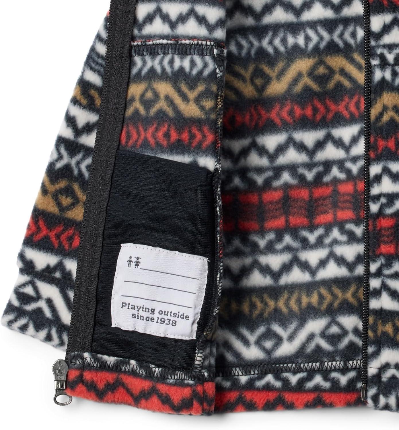imageColumbia boys Zing Iii Fleece JacketBlack Madras