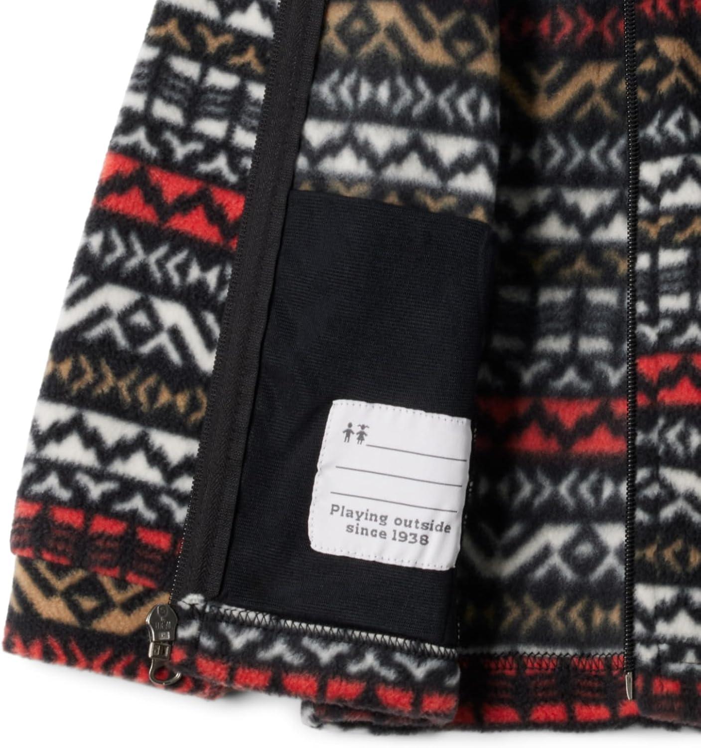 imageColumbia boys Zing Iii Fleece JacketBlack Madras