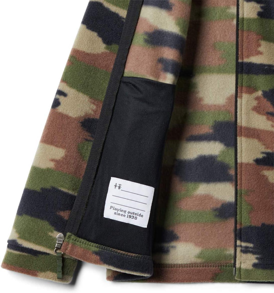 imageColumbia boys Zing Iii Fleece JacketSurplus Green Brushed Camo