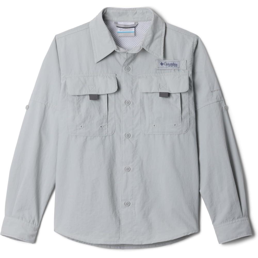 imageColumbia Boys PFG Bahama II Long Sleeve ShirtCool Grey