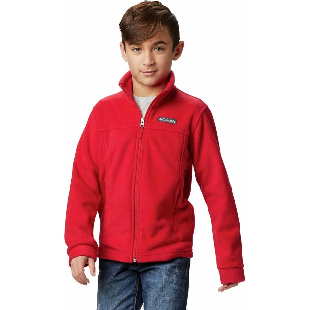 imageColumbia Boys Steens Mt Ii FleeceMountain Red
