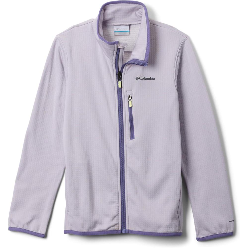 imageColumbia Youth Essential Hike Grid Fleece Full ZipLavender Pearl