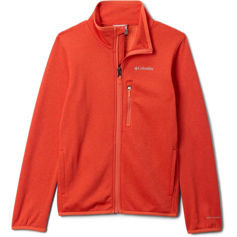 imageColumbia Youth Essential Hike Grid Fleece Full ZipSuper Sonic