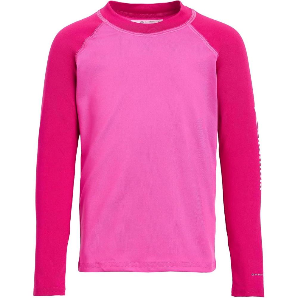 imageColumbia Youth Toddler Sandy Shores Long Sleeve Sunguard Pink IceGuava Pink 4T