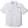 Columbia Boys’ PFG Bahama II Long Sleeve Shirt(White)