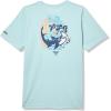 Columbia Boys’ PFG Palm Waves Short Sleeve Tee(Marine Light)
