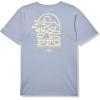 Columbia Boys’ PFG Palm Waves Short Sleeve Tee(New Moon)