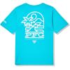 Columbia Boys’ PFG Palm Waves Short Sleeve Tee(Ocean Teal)