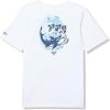 Columbia Boys’ PFG Palm Waves Short Sleeve Tee(White)