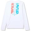 Columbia Boys’ Terminal Tackle PFG Fish Bars Long Sleeve(White Graphic)