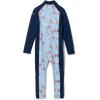 Columbia Unisex Baby Sandy Shores II Sunsuit(Ripple Blue Sharktime/Coll Navy)