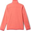 Columbia Youth Essential Hike Grid Fleece Full Zip(Hot Coral)