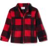 Columbia boys Zing Iii Fleece Jacket(Mountain Red Check)