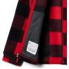Columbia boys Zing Iii Fleece Jacket(Mountain Red Check)