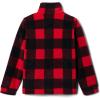 Columbia boys Zing Iii Fleece Jacket(Mountain Red Check)