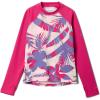 Columbia Baby-Boys Sandy Shores Printed Long Sleeve Sunguard(Guava Pink Botaniflage/Guava Pink)