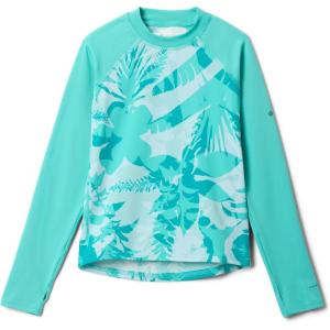 Columbia Baby-Boys Sandy Shores Printed Long Sleeve Sunguard(Dolphin Botaniflage/Dolphin)