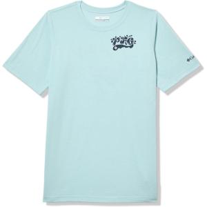 Columbia Boys’ PFG Palm Waves Short Sleeve Tee(Marine Light)