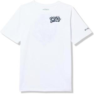 Columbia Boys’ PFG Palm Waves Short Sleeve Tee(White)