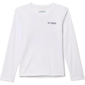 Columbia Boys Terminal Tackle PFG Fish Shine Long Sleeve(White)