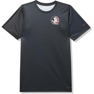 Columbia Youth Collegiate Terminal Tackle Short Sleeve Shirt(Fsu – Black)