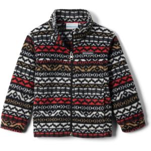 Columbia boys Zing Iii Fleece Jacket(Black Madras)