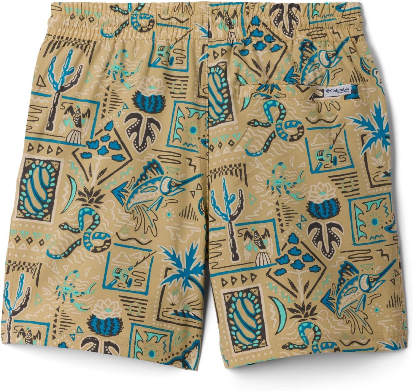imageColumbia Boys PFG Rambler Printed Water ShortBeach Bajabound