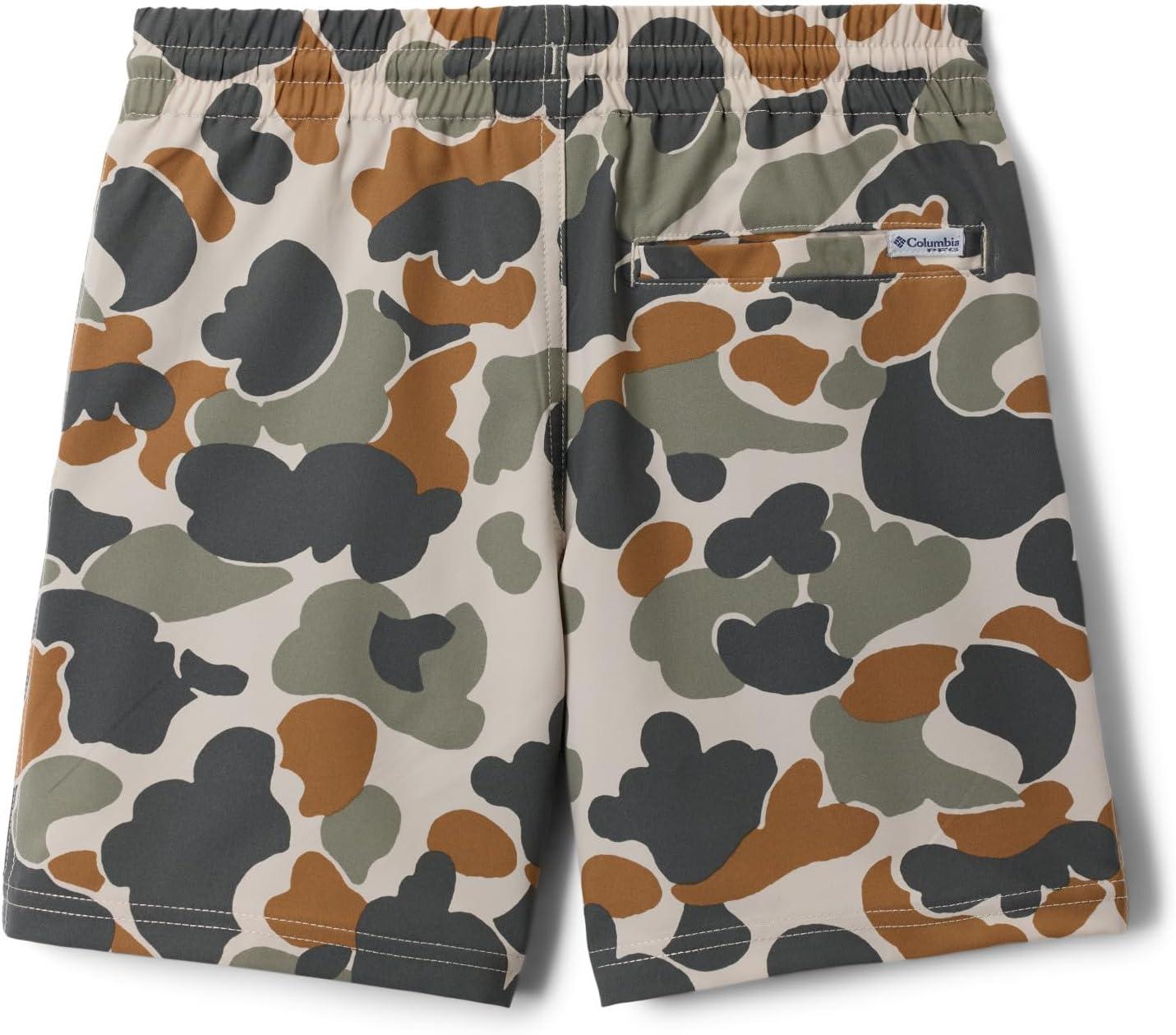 imageColumbia Boys PFG Rambler Printed Water ShortFossil Deltahunter Camo