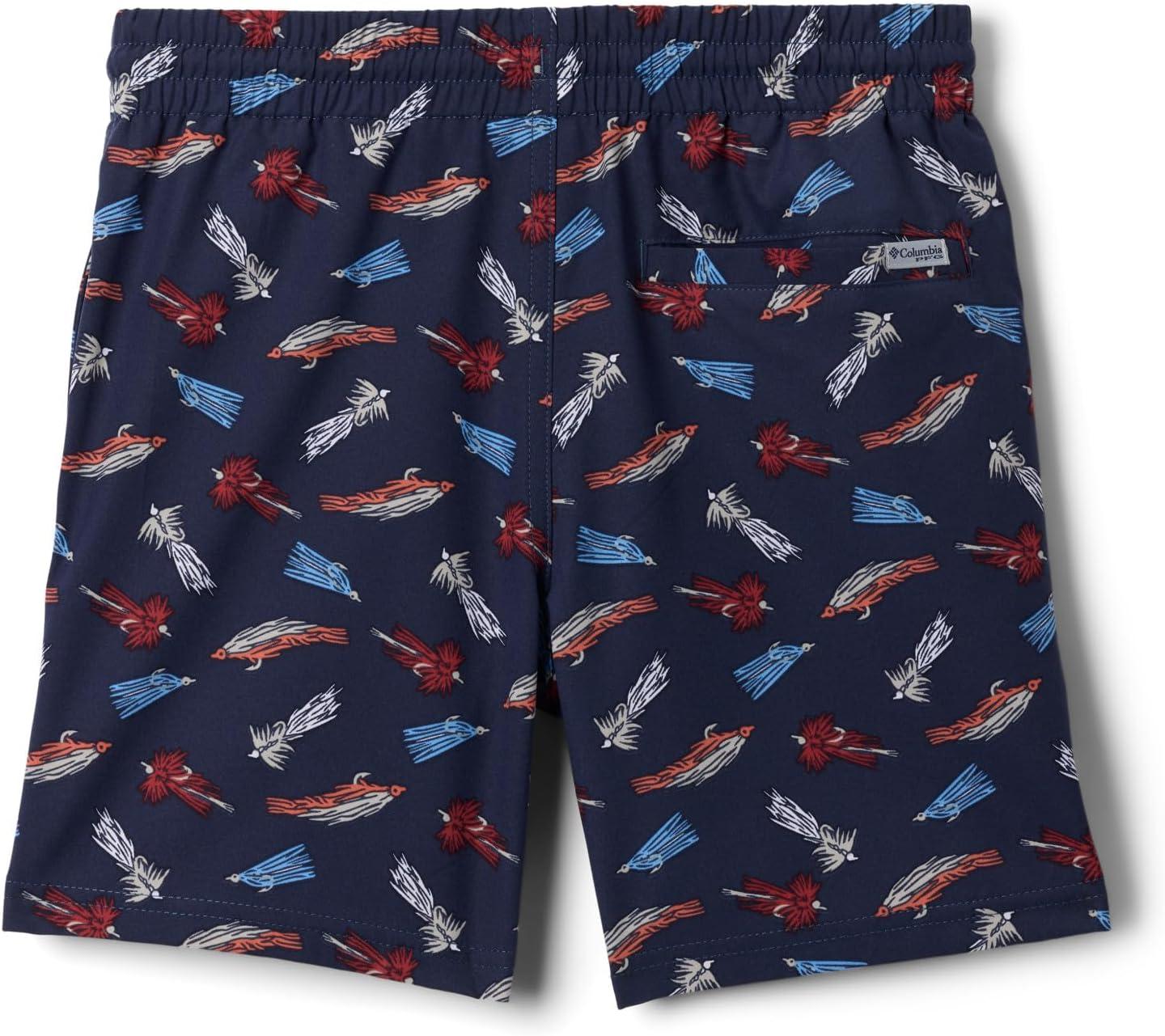 imageColumbia Boys PFG Rambler Printed Water ShortNocturnal Fly Pride
